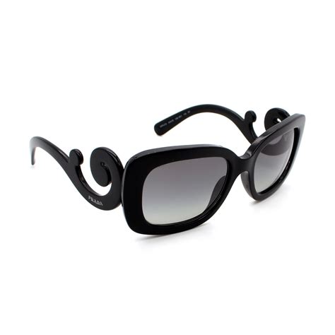 prada sunglasses with swirl on side